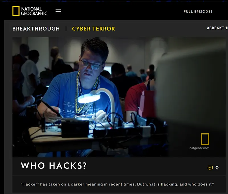 short trailer from the NatGeo episode